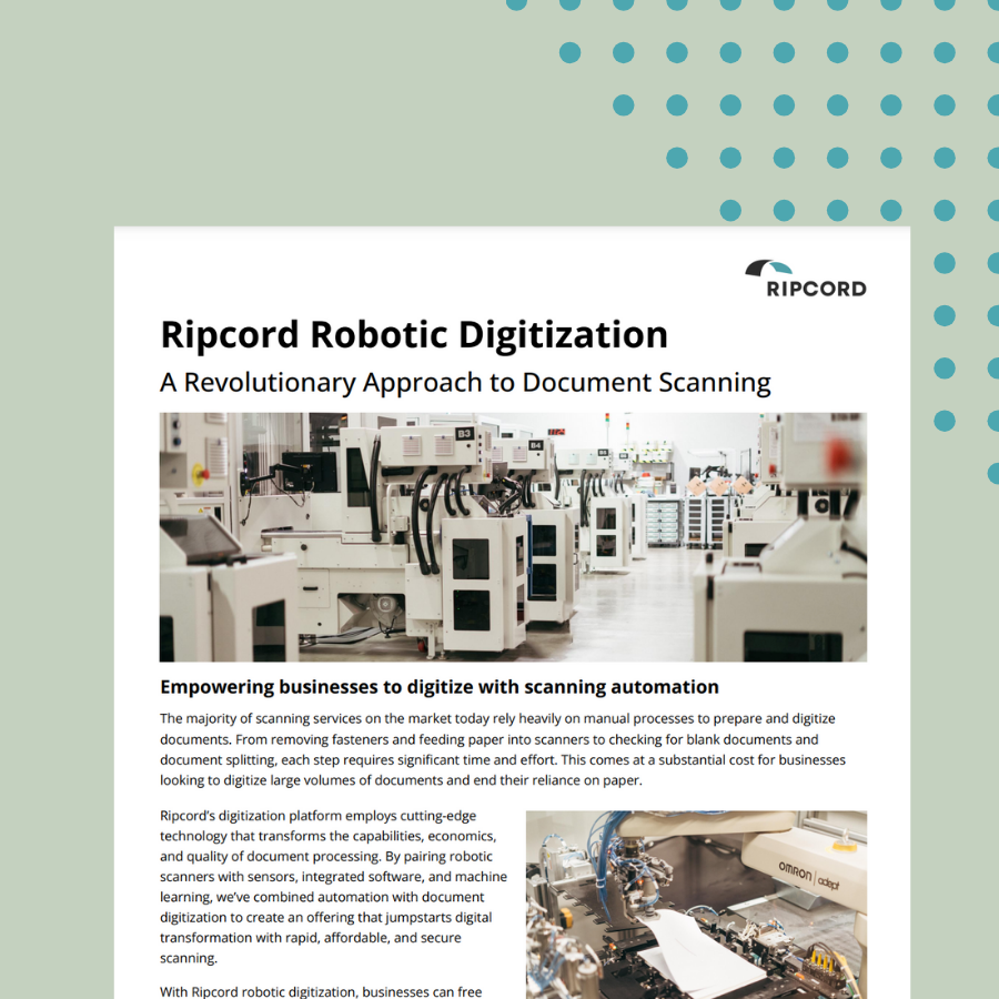Real Estate - Robotic Digitization Overview - Ripcord